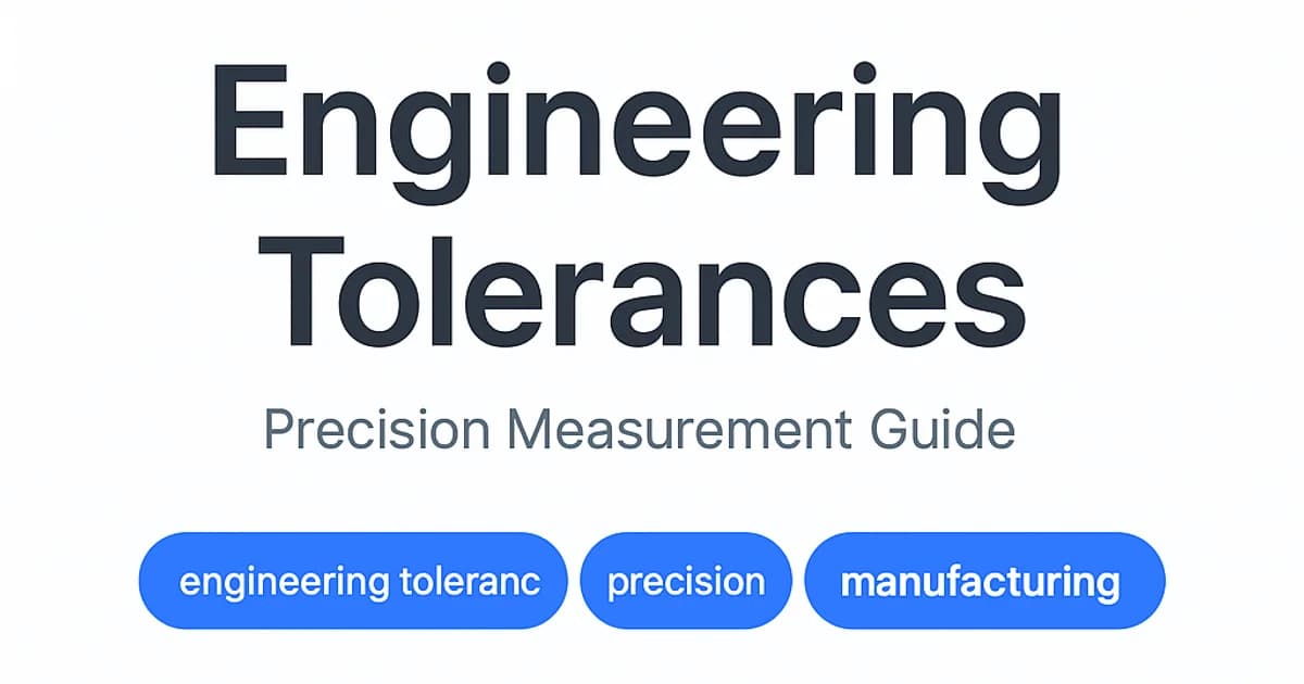 Engineering Tolerances: Precision Measurement Guide